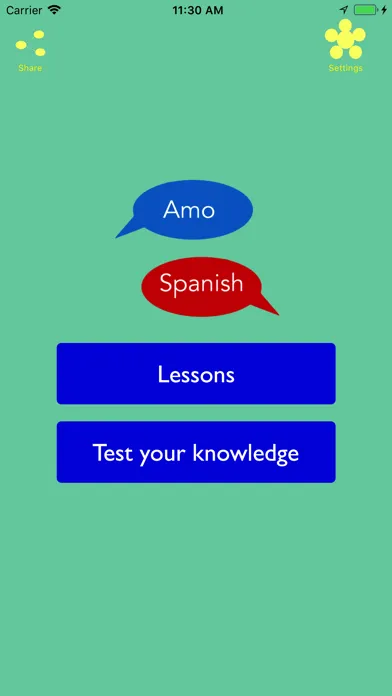 Amo Spanish - Learn language Screenshots
