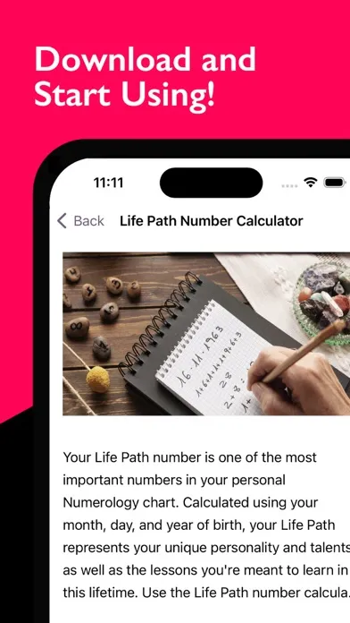 ภาพหน้าจอของ Angel Numbers Meaning