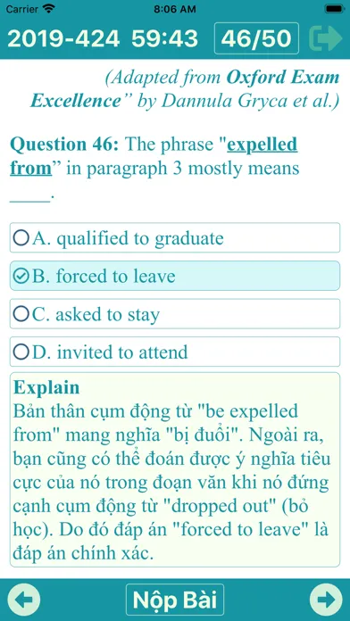 Zrzuty ekranu Luyện Thi THPT Môn Tiếng Anh