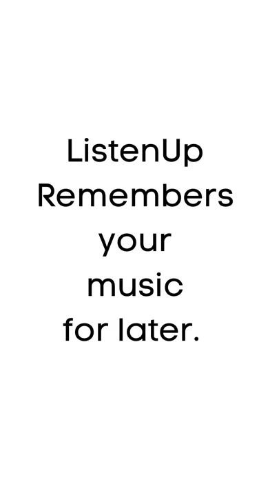 ภาพหน้าจอของ ListenUp - Music Identifier