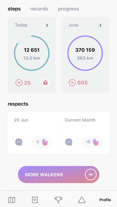 Walker. Pedometer the game应用截图