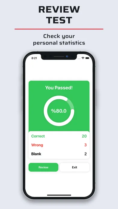 Ảnh chụp màn hình của Arkansas OMV Permit Test