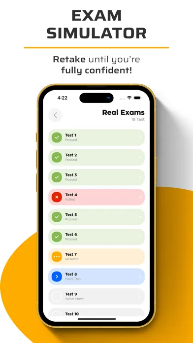 Ảnh chụp màn hình của DMV Practice Test 2023