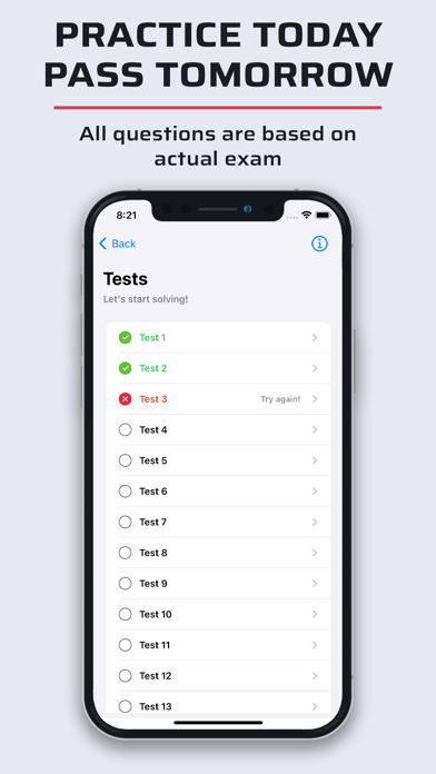 Louisiana OMV Practice Test应用截图