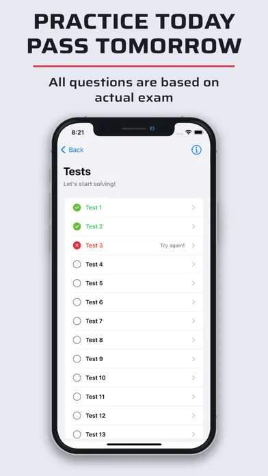 Screenshot di Louisiana OMV Practice Test