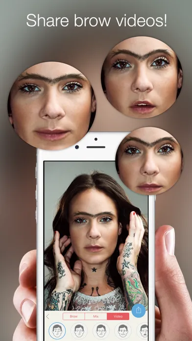 Tangkapan layar Browify - Eyebrow Photo Booth