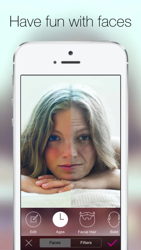 Lensical - A face editor, photo lab & manual camera to perfect your portraits or grow a hilarious mustache & morph friends into old people應用截圖