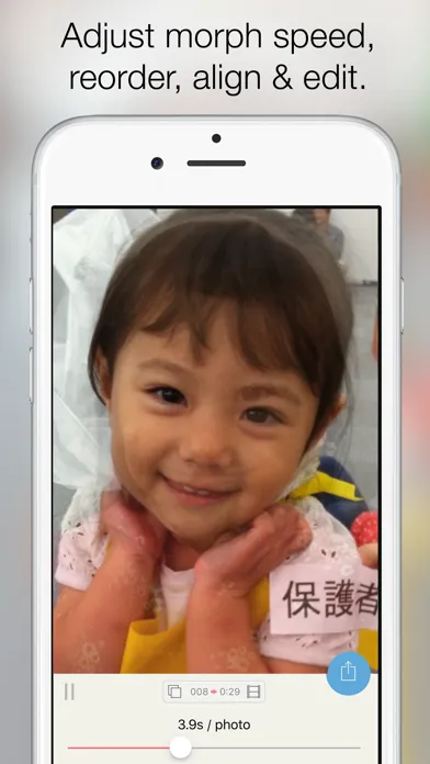 Captures d'écran de Morphy - Face Morph GIF & Movie Maker