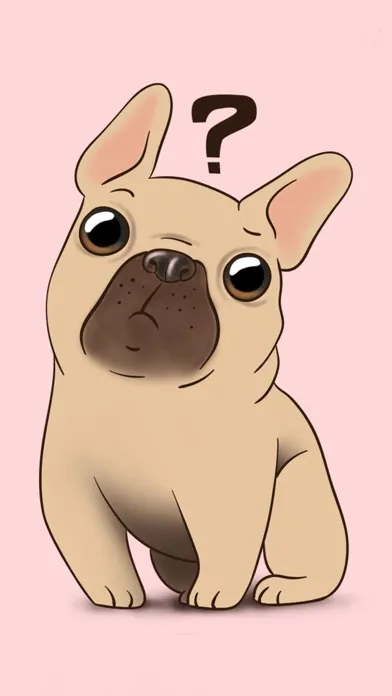 Ảnh chụp màn hình của Frenchie Luv - French Bulldog Emojis