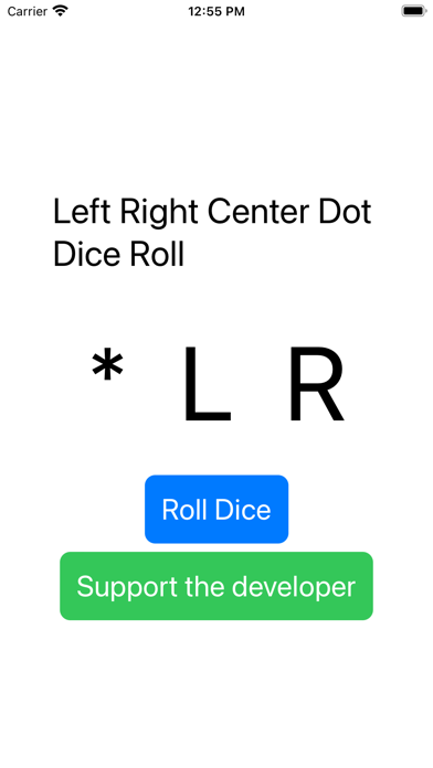 Left Right Center Dot Dice 스크린샷