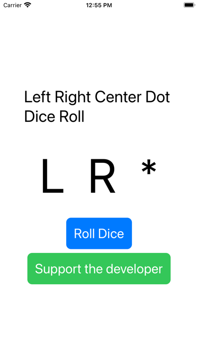 Left Right Center Dot Dice 스크린샷