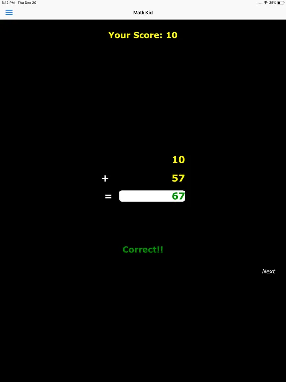U MathMind iPad 應用截圖