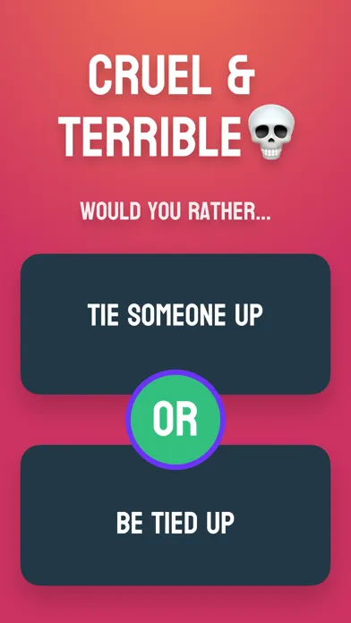 Would You Rather Card Game স্ক্রিনশট
