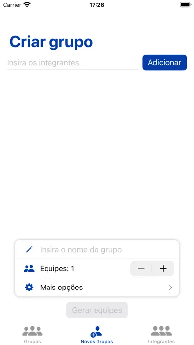 Screenshot di Divisor - Formador de Grupos