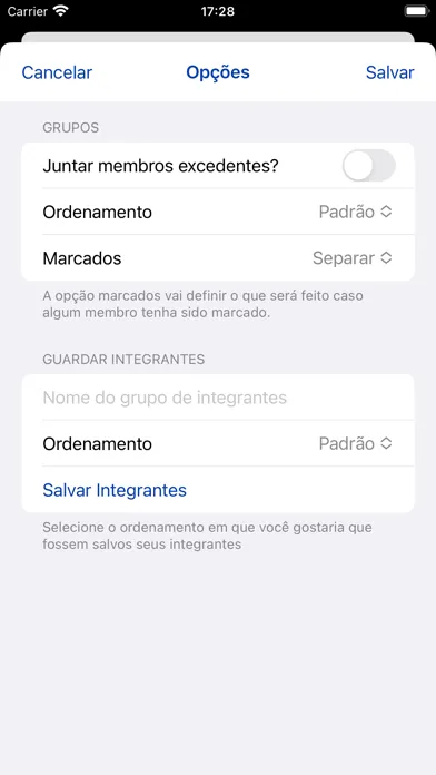 Screenshot di Divisor - Formador de Grupos