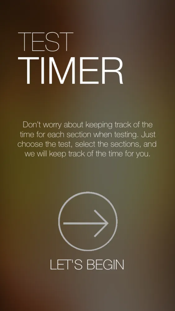 Capturas de pantalla de SAT/ACT Test Timer