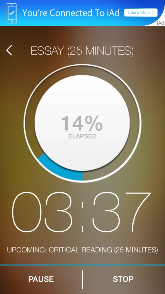 Capturas de pantalla de SAT/ACT Test Timer
