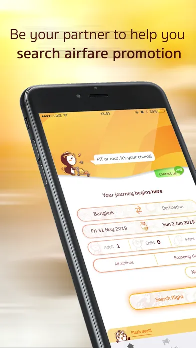 Ảnh chụp màn hình của penguinT - airfare promotion