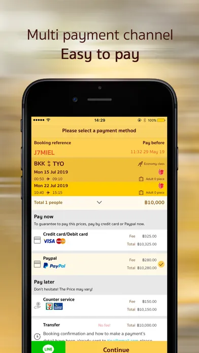 Ảnh chụp màn hình của penguinT - airfare promotion