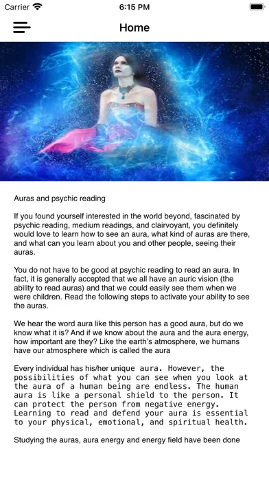 Ảnh chụp màn hình của Aura Reading Psychic Course