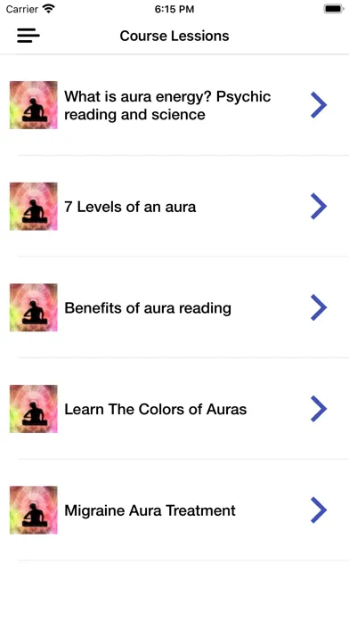 Ảnh chụp màn hình của Aura Reading Psychic Course