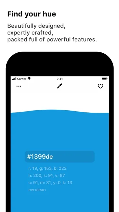 Tangkapan layar Aurora: Color Picker