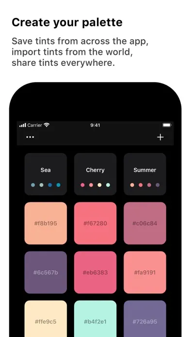 Tangkapan layar Aurora: Color Picker
