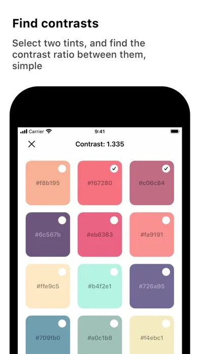 Tangkapan layar Aurora: Color Picker