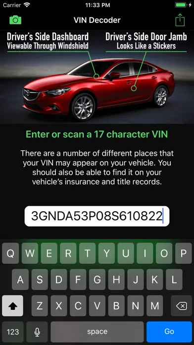 Check VIN Decoder स्क्रीनशॉट