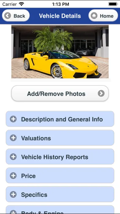 Tangkapan layar AutoManager Mobile