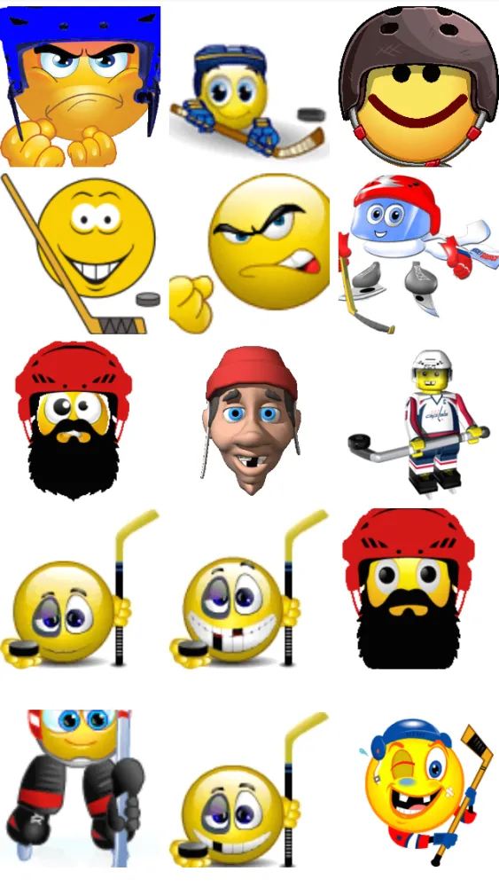 Free Hockey Emojis应用截图