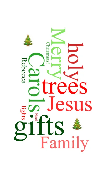 Скриншоты Christmas WordCloud Maker Free