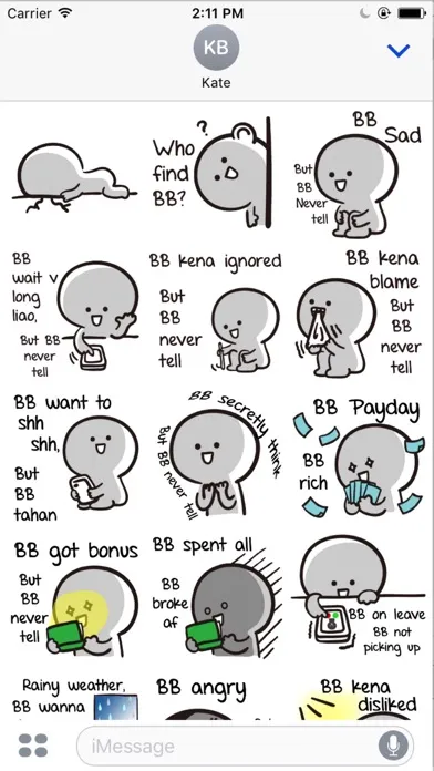 Capturas de pantalla de BB Never Tell