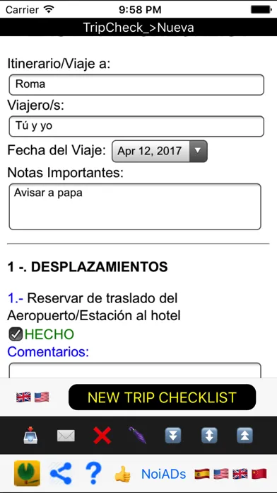 صور Easy Trip Checklist