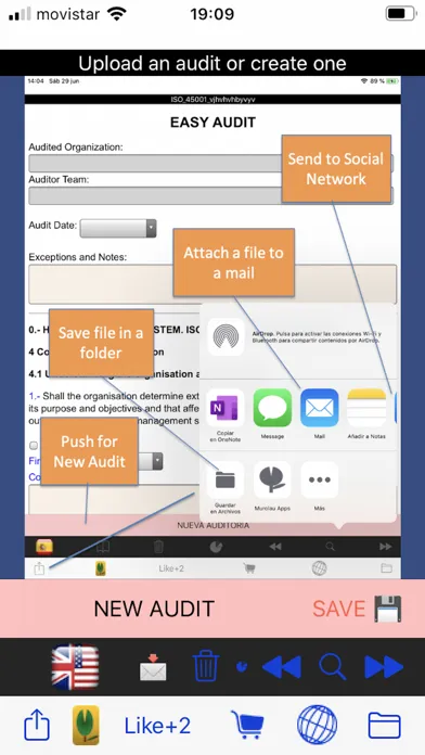 Screenshot di Easy ISO and OHSAS Audits