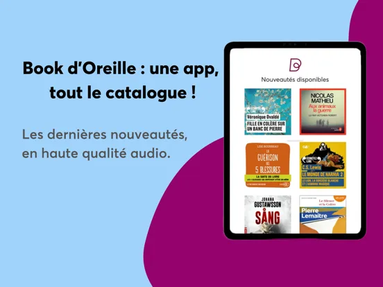 Screenshot di Book d'Oreille iPad 