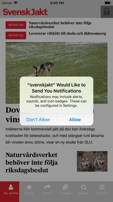 Svensk Jakt Ekran Görüntüleri