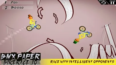 Paper BMX - Bike Race Stunts स्क्रीनशॉट