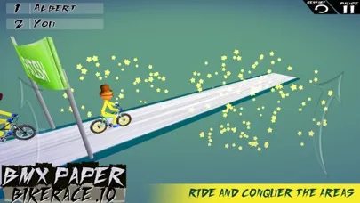 Paper BMX - Bike Race Stunts स्क्रीनशॉट