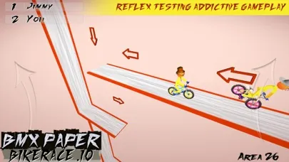 Paper BMX - Bike Race Stunts स्क्रीनशॉट