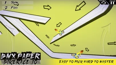 Paper BMX - Bike Race Stunts स्क्रीनशॉट