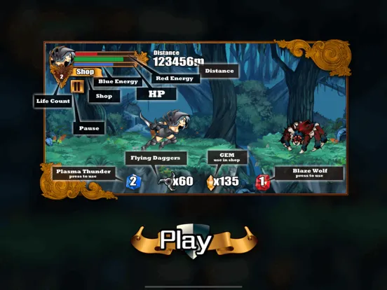 Скриншоты Blade of Goddess iPad 