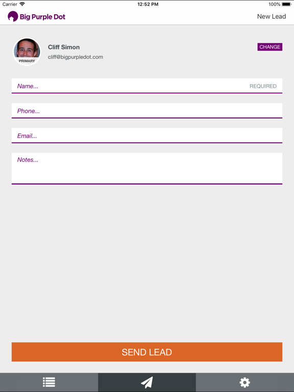 Screenshot di Lender Connect iPad 