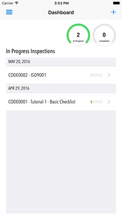 Tangkapan skrin Safety Inspector