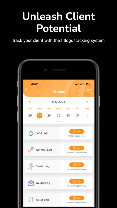 Fitlog - Coaching System स्क्रीनशॉट