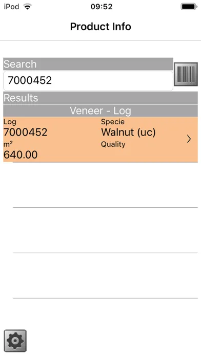TIMBERplus Product Info Ekran Görüntüleri