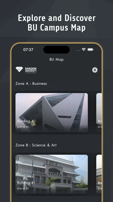 Capturas de pantalla de BU Mobile App
