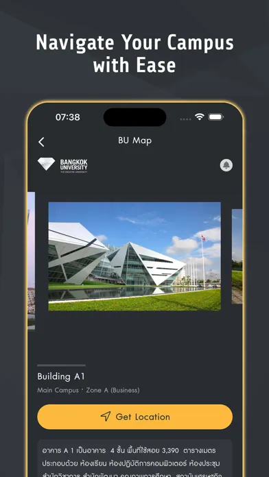 Capturas de pantalla de BU Mobile App