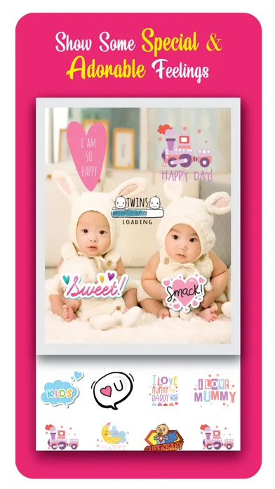 Tangkapan skrin Baby Photo Art-Baby Story Pics