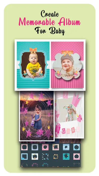 Tangkapan skrin Baby Photo Art-Baby Story Pics